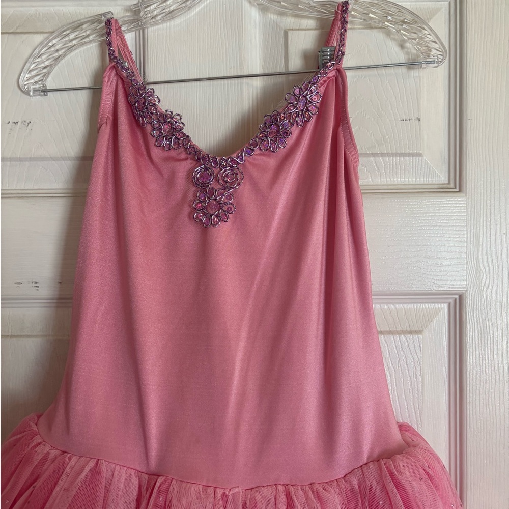 Elegant Pink and Purple Kids Ballet Costume